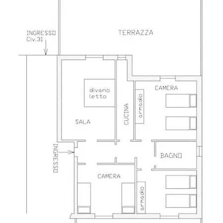 Frasassi With Terrace And Garage 아파트 Falcioni